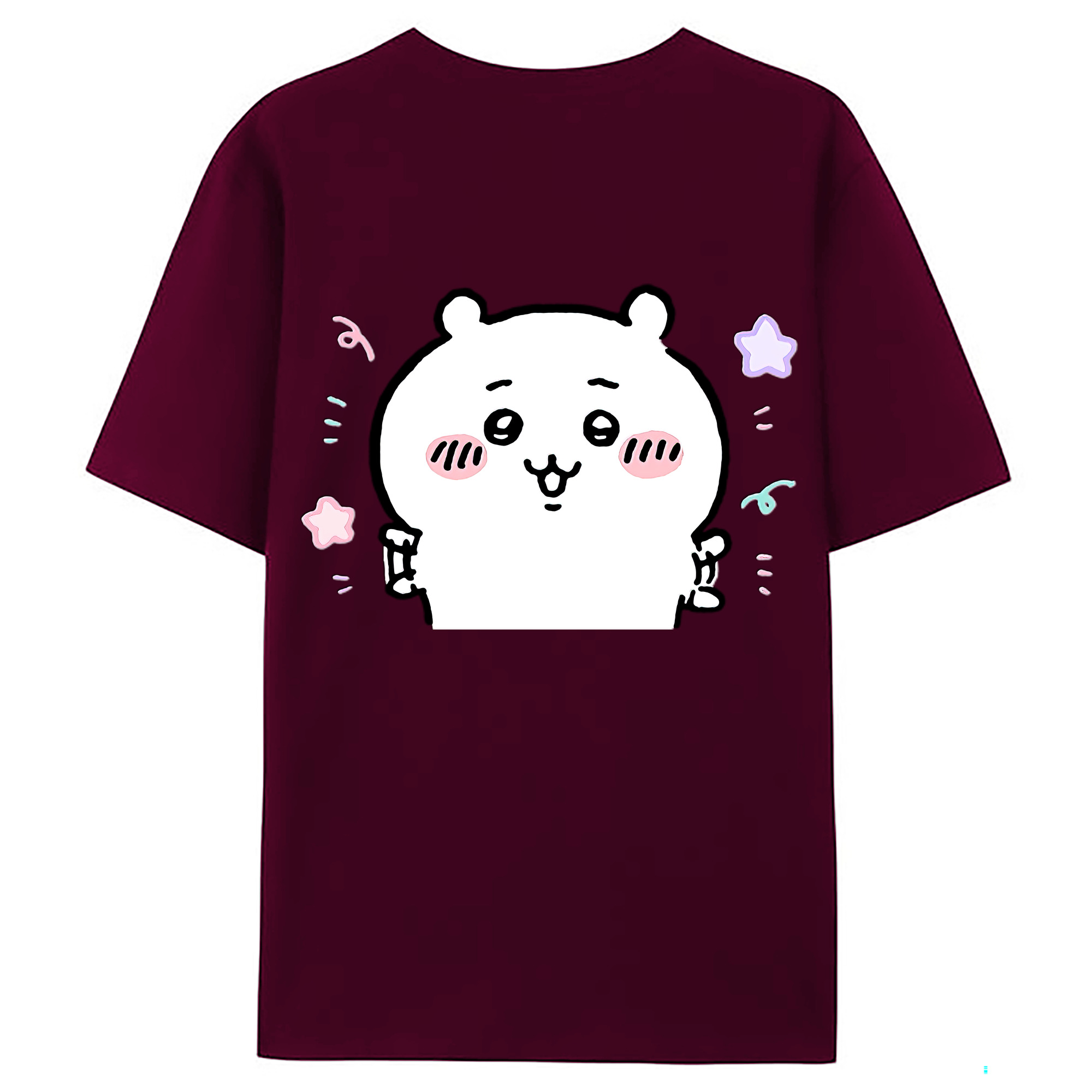 （画像用） ちいかわ ちいかわ Chii-kawa chiikawa レディース半袖Tシャツ(バックプリント)